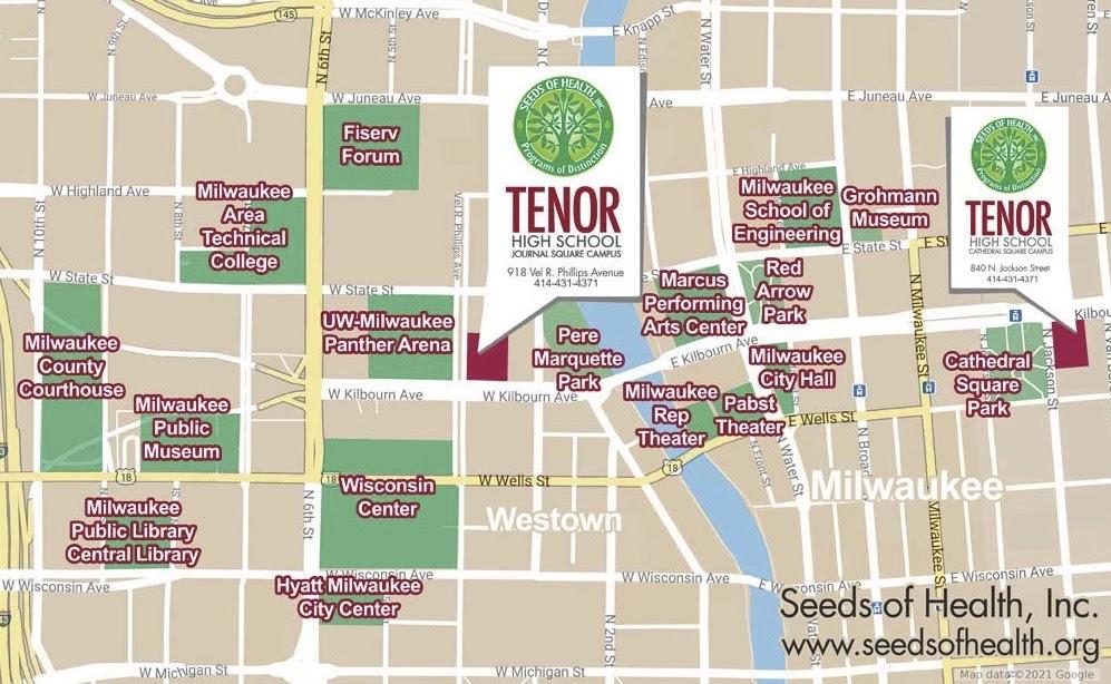 Tenor High Schools Map